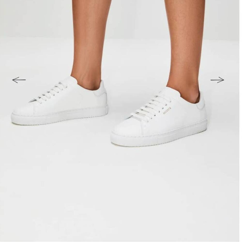 Axel Arigato Clean 90 White Leather Sneakers Size 36 /US 6